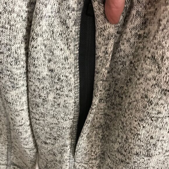 Eddie Bauer Snap‎ Mock Pullover Heather Gray Mens T3XL Zip Pockets Thick Warm - Picture 5 of 7